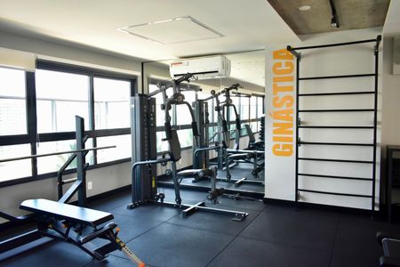 Apartamento para alugar com 37m², 1 quarto e sem vaga Apartamento para alugar com 37m², 1 quarto e sem vagaÁrea comum - Academia