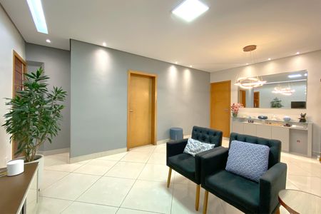 Sala de apartamento à venda com 3 quartos, 82m² em União, Belo Horizonte