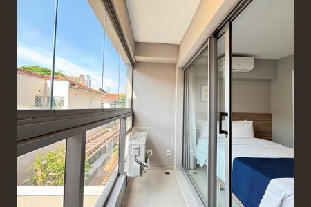 Studio à venda com 20m², 1 quarto e sem vagaVaranda