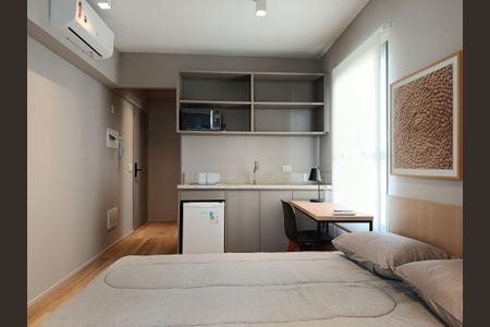 Studio de kitnet/studio para alugar com 1 quarto, 43m² em Cerqueira César, São Paulo