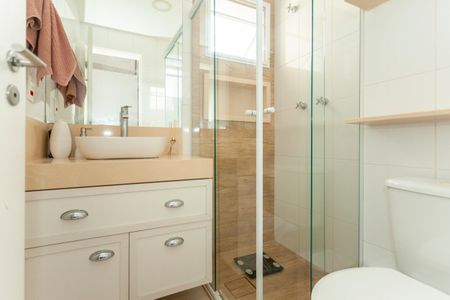 Banheiro da Suíte 1 de apartamento à venda com 3 quartos, 94m² em Jurubatuba, São Paulo