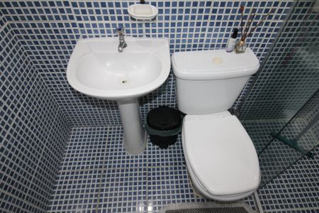 Banheiro de apartamento à venda com 1 quarto, 49m² em Santana, São Paulo