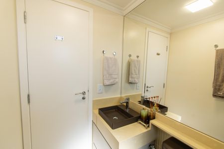 Apartamento à venda com 92m², 3 quartos e 2 vagasBanheiro da suíte