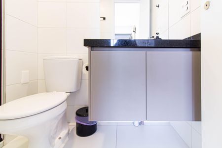 Apartamento para alugar com 32m², 1 quarto e sem vagaBanheiro da Suíte