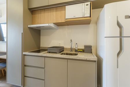 Studio para alugar com 25m², 1 quarto e sem vagaCozinha
