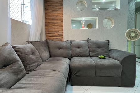 Sala de apartamento para alugar com 1 quarto, 34m² em José Menino, Santos