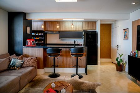 Sala de apartamento à venda com 2 quartos, 94m² em Vila Brasilio Machado, São Paulo