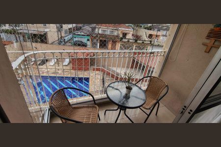Varanda da Sala de apartamento à venda com 2 quartos, 72m² em Vila Nova Manchester, São Paulo