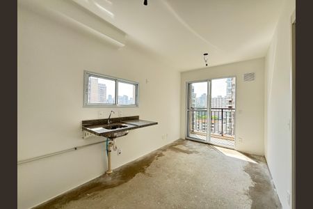 Sala/Cozinha de apartamento à venda com 1 quarto, 30m² em Vila Olímpia, São Paulo