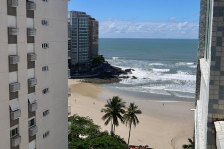 Vista da Sala de apartamento para alugar com 3 quartos, 110m² em Centro, Guarujá