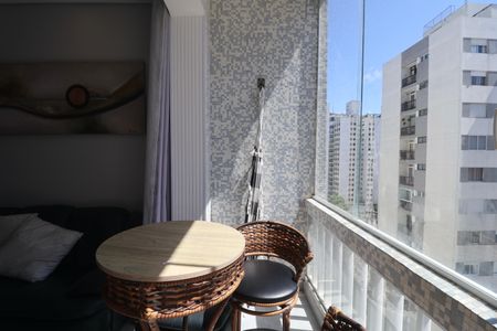 Varanda da Sala de apartamento para alugar com 3 quartos, 110m² em Centro, Guarujá