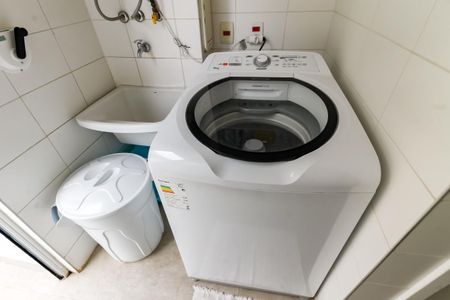 Casa de condomínio para alugar com 126m², 4 quartos e 3 vagasDetalhe da area de serviço