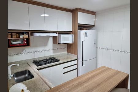 Cozinha de casa de condomínio à venda com 2 quartos, 135m² em Campestre, Santo André