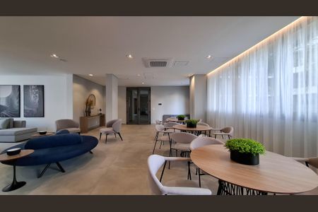 Apartamento para alugar com 32m², 1 quarto e sem vagaÁrea Comum - Lounge Bar