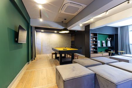 Studio para alugar com 30m², 1 quarto e sem vagaÁrea comum - Salão de jogos