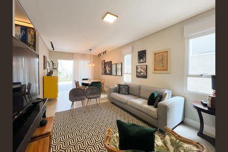 Sala de casa de condomínio para alugar com 3 quartos, 180m² em Paiquerê, Valinhos