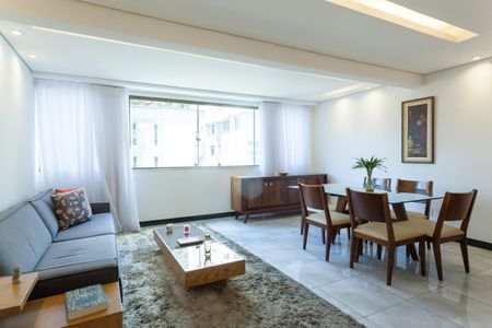 sala de apartamento à venda com 4 quartos, 246m² em Buritis, Belo Horizonte
