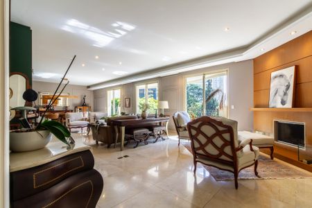 Sala de apartamento para alugar com 4 quartos, 311m² em Campo Belo, São Paulo