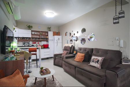 Sala de apartamento à venda com 2 quartos, 56m² em Ideal, Novo Hamburgo