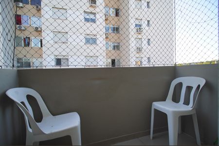 Varanda da Sala de apartamento à venda com 2 quartos, 56m² em Ideal, Novo Hamburgo