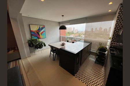 Varanda gourmet de apartamento para alugar com 3 quartos, 126m² em Parque Sul, Ribeirão Preto