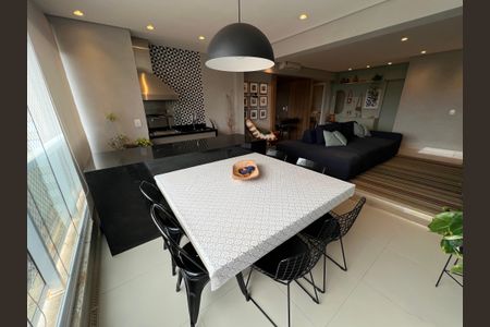 Varanda gourmet de apartamento para alugar com 3 quartos, 126m² em Parque Sul, Ribeirão Preto