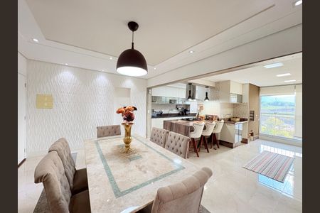 Sala de Jantar de apartamento à venda com 2 quartos, 92m² em Jardim Florida, Jundiaí