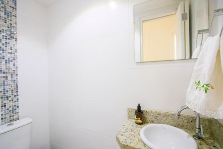Lavabo de apartamento à venda com 3 quartos, 75m² em Vila Assunção, Santo André