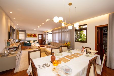 SALA de apartamento à venda com 4 quartos, 275m² em Serra, Belo Horizonte