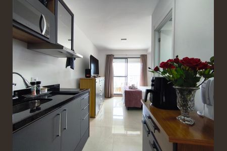 Studio à venda com 25m², 1 quarto e sem vagaCozinha