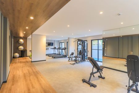 Studio para alugar com 25m², 1 quarto e sem vaga Studio para alugar com 25m², 1 quarto e sem vagaÁrea comum - Academia