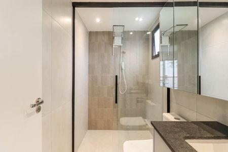 Studio para alugar com 25m², 1 quarto e sem vaga Studio para alugar com 25m², 1 quarto e sem vagaBanheiro