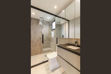 Studio para alugar com 25m², 1 quarto e sem vaga Studio para alugar com 25m², 1 quarto e sem vagaBanheiro