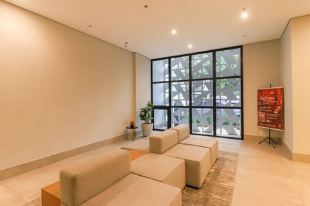 Studio para alugar com 25m², 1 quarto e sem vaga Studio para alugar com 25m², 1 quarto e sem vagaÁrea comum - Hall Social