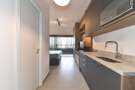 Studio à venda com 27m², 1 quarto e sem vagaCozinha