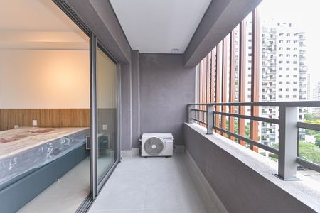 Studio à venda com 27m², 1 quarto e sem vagaVaranda
