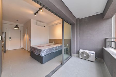Studio à venda com 27m², 1 quarto e sem vagaVaranda