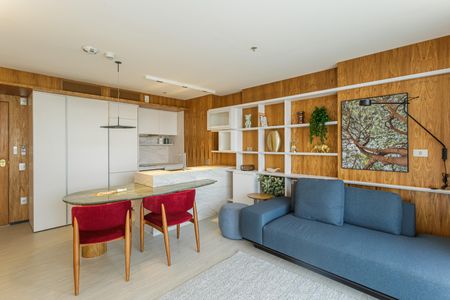 Apartamento para alugar com 53m², 1 quarto e 1 vaga Apartamento para alugar com 53m², 1 quarto e 1 vagaSala