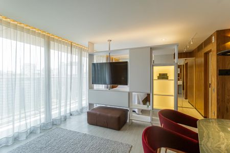 Apartamento para alugar com 53m², 1 quarto e 1 vaga Apartamento para alugar com 53m², 1 quarto e 1 vagaSala