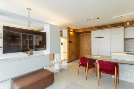 Sala de apartamento para alugar com 1 quarto, 53m² em Vila Olímpia, São Paulo