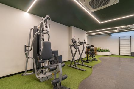 Studio à venda com 26m², 1 quarto e sem vaga Studio à venda com 26m², 1 quarto e sem vagaÁrea comum - Academia