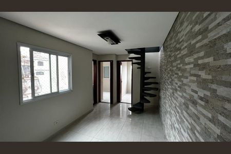 Sala de apartamento para alugar com 2 quartos, 90m² em Vila Alzira, Santo André