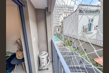 Varanda Sala de apartamento para alugar com 1 quarto, 40m² em Centro, Rio de Janeiro