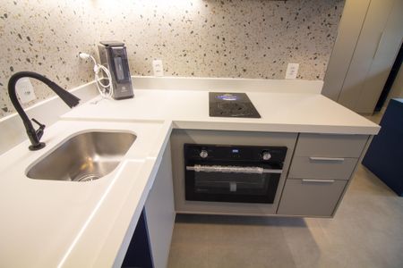 Studio à venda com 49m², 1 quarto e sem vagaCozinha