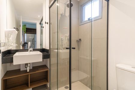 Studio à venda com 24m², 1 quarto e sem vaga Studio à venda com 24m², 1 quarto e sem vagaBanheiro