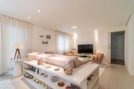 Sala de apartamento à venda com 3 quartos, 134m² em Várzea da Barra Funda, São Paulo