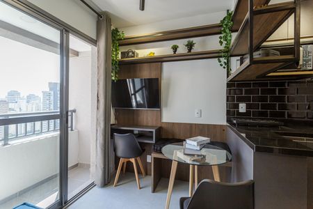 Apartamento à venda com 25m², 1 quarto e sem vaga Apartamento à venda com 25m², 1 quarto e sem vagaSala