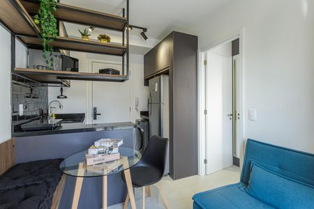 Sala de apartamento para alugar com 1 quarto, 25m² em Vila Nova Conceição, São Paulo