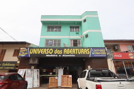 Fachada do Prédio de kitnet/studio para alugar com 1 quarto, 50m² em Mathias Velho, Canoas