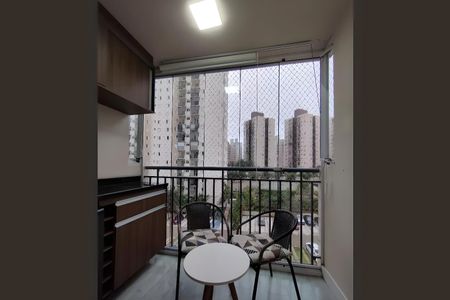 Varanda da Sala de apartamento à venda com 2 quartos, 54m² em Jardim Celeste, São Paulo
